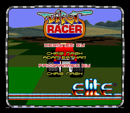 Dirt Racer (Europe) (En,Fr,De) Title Screen